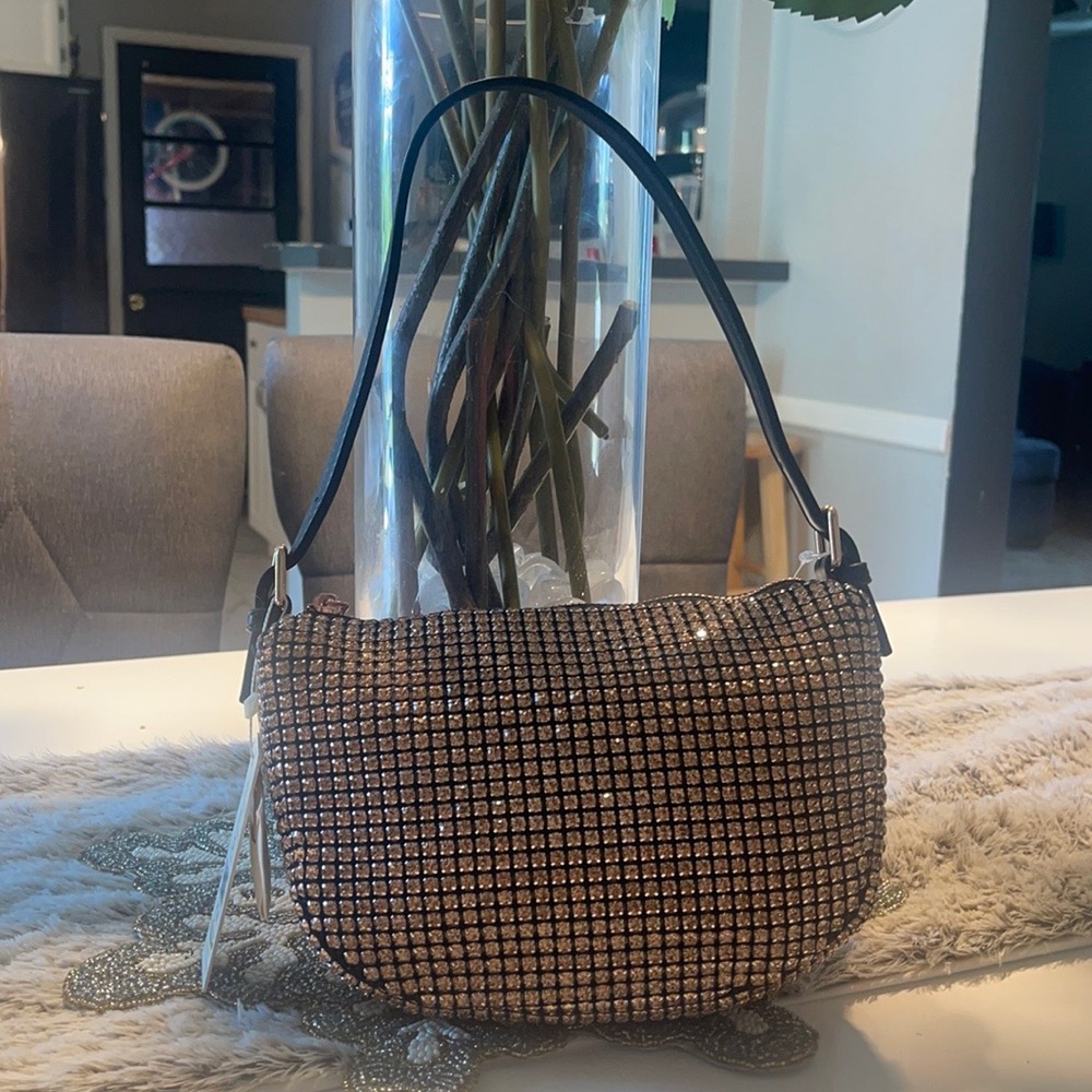 Glitter Rose Gold Handbag